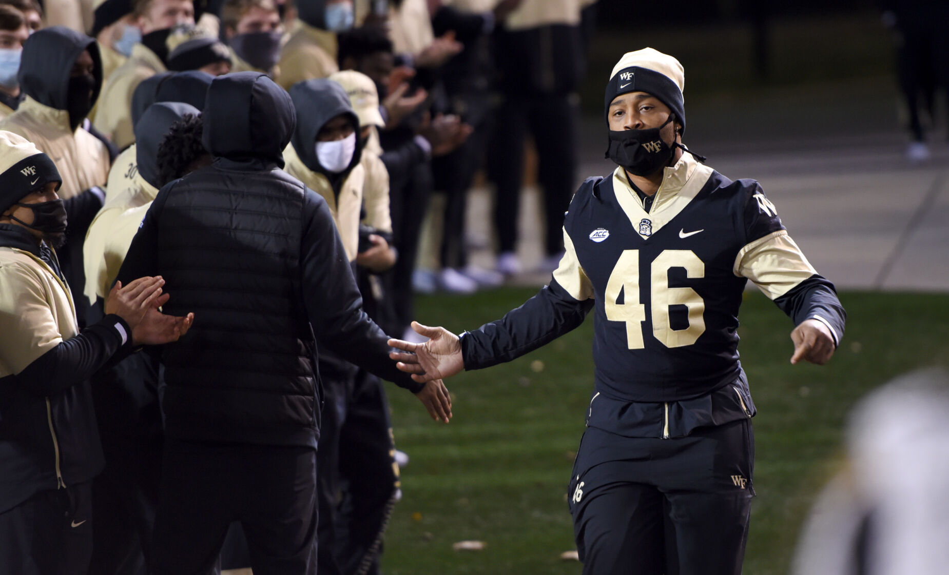 Wake Forest football senior night